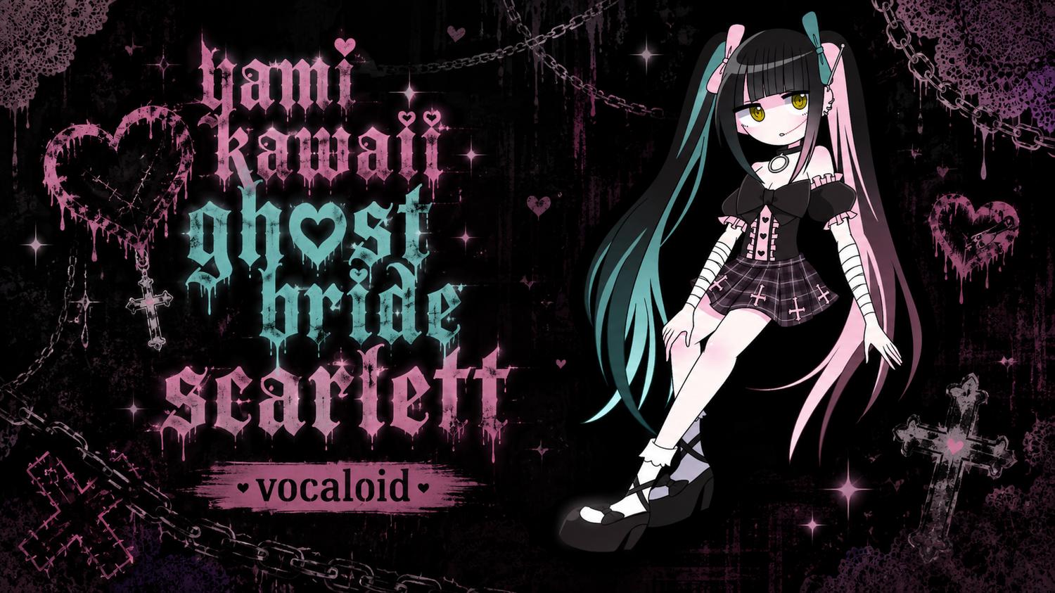Yami kawaii Ghost Bride Scarlett - official vocaloid banner